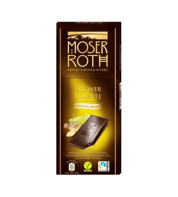 Moser Roth Ingwer Limette Czekolada 125g