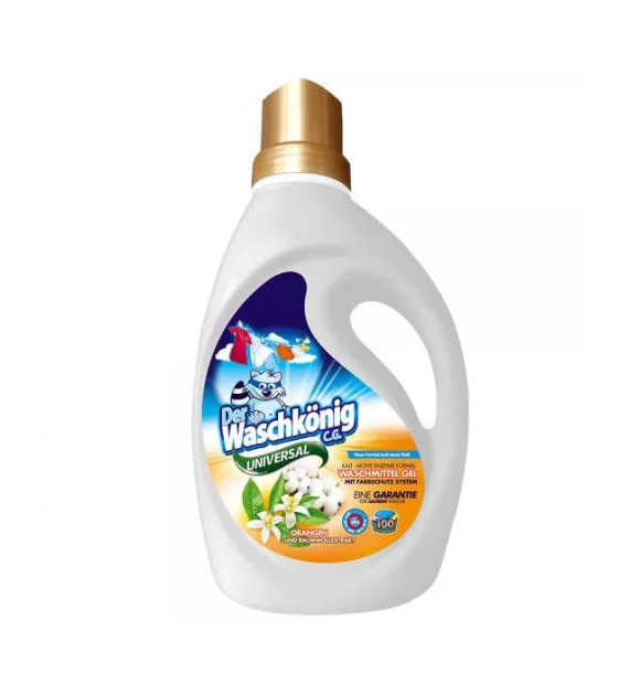Waschkonig Universal Orangen Baumwoll Gel 100p 3L