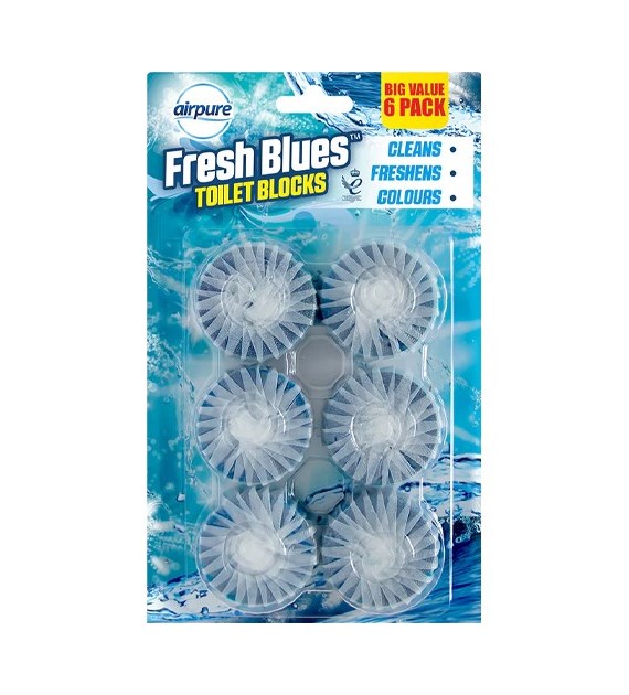 Airpure Fresh Blues Tabletki Do WC 6x50g