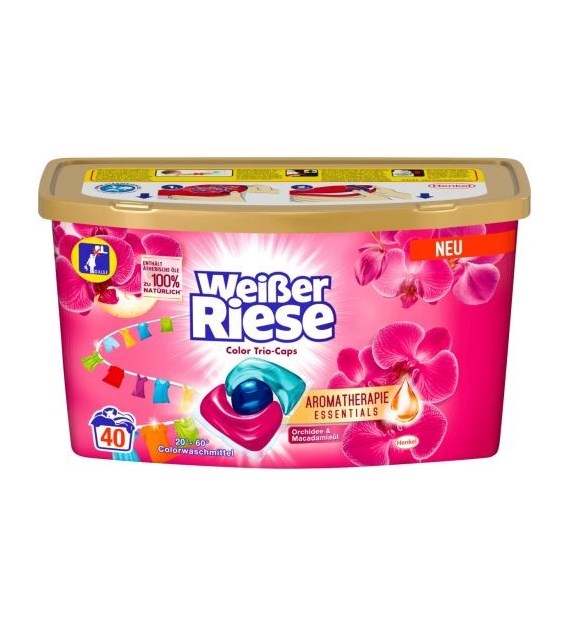 Weißer Riese Trio-Caps Color Orchidee 40p 480g