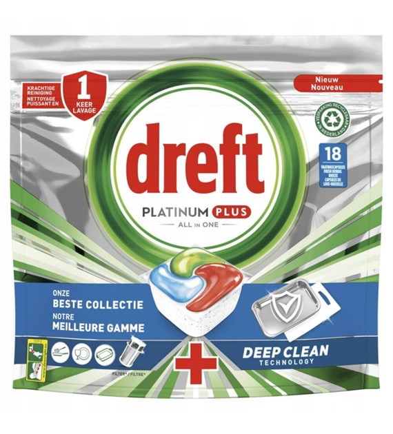 Dreft Platinum Plus 18szt 279g