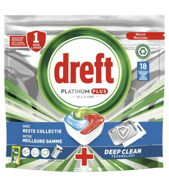 Dreft Platinum Plus 18szt 279g