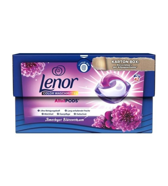 Lenor All in 1 Pods Color Amethyst Karton 42p 999g