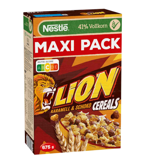 Nestle Lion Karamell & Schoko Płatki 675g