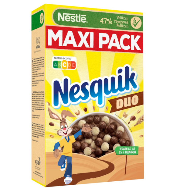 Nestle Nesquik Duo Płatki 585g