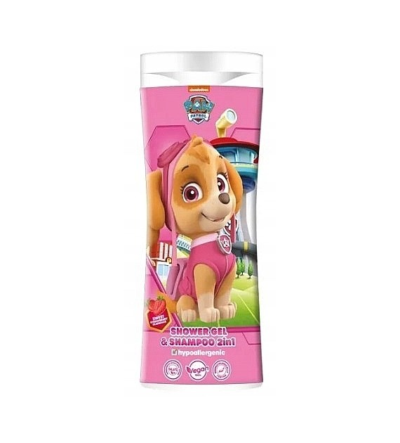 PAW Patrol Shower Gel & Shampoo Truskawka 300ml