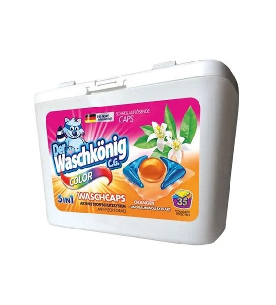 Waschkonig Color Orangen 5in1 Caps 35p 560g