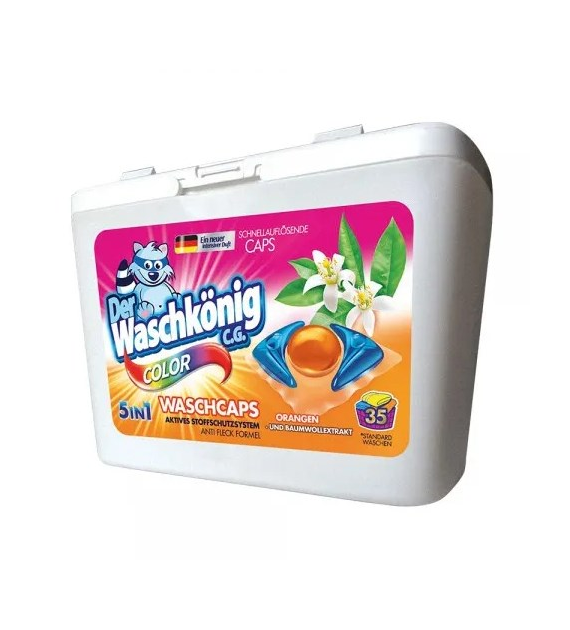 Waschkonig Color Orangen 5in1 Caps 35p 560g