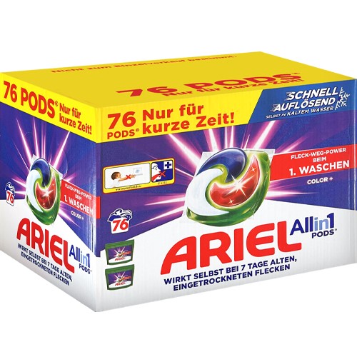 Ariel All in 1 Pods Color+ 76p 1,5kg