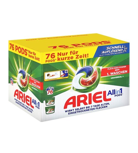 Ariel All in 1 Pods Universal+ 76p 1,6kg
