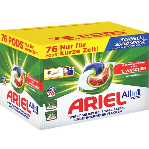 Ariel All in 1 Pods Universal+ 76p 1,6kg