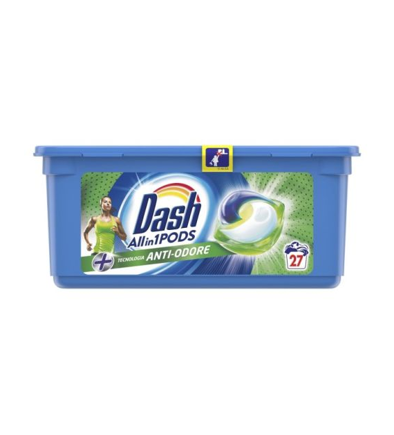 Dash All in 1 Pods Anti Odore 27p 677g