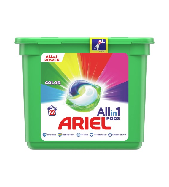 Ariel All in 1 Pods Color 22p 523g