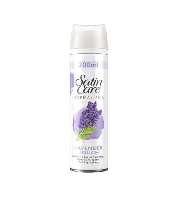 Satin Care Normal Lavender Touch Gel 200ml