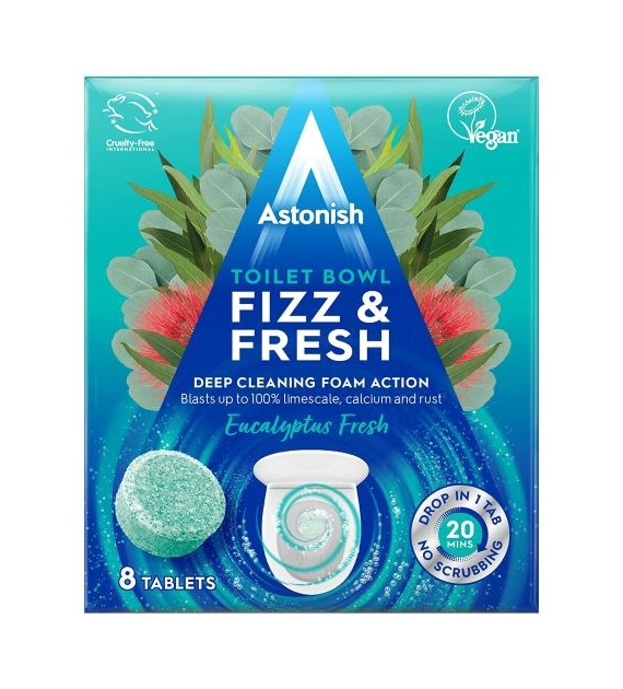 Astonish Fizz Fresh Eucalyptus Fresh WC Tabs 8szt