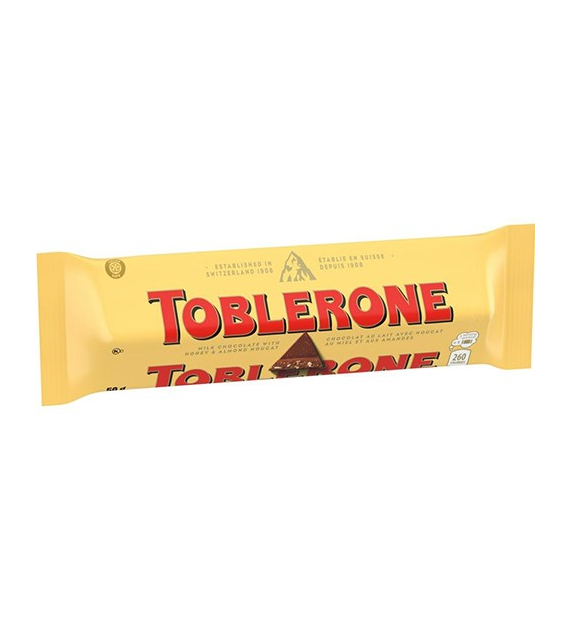 Toblerone Milk Honey Almond Nougat 50g