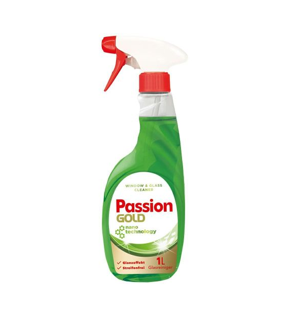 Passion Gold Glasreiniger Zielony Spr 1L