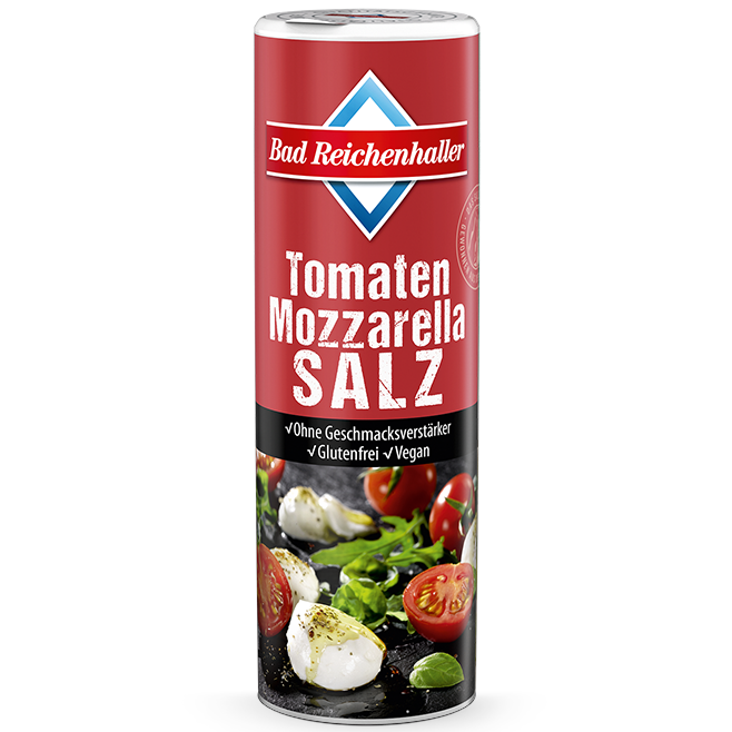 Bad Reichenhaller Mozarella Tomaten Salz 300g