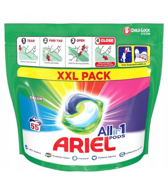 Ariel All in 1 Pods Color 55p 1,3kg