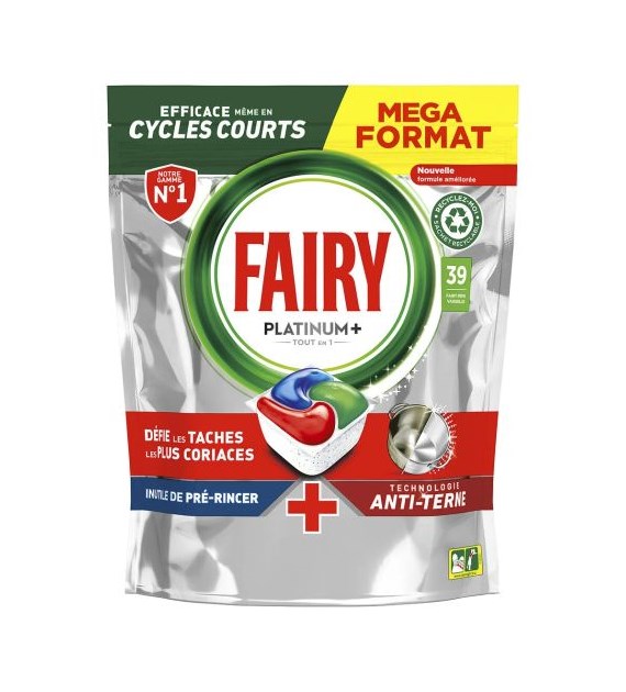Fairy Platinum+ Anti-Terne Green 39szt 605g