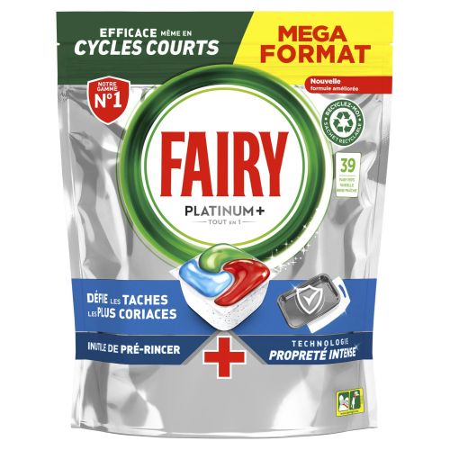 Fairy Platinum+ Proprete Intense 39szt 605g