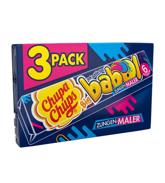 Chupa Chups Babol Zungen Maler 3x27,6g