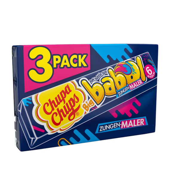 Chupa Chups Babol Zungen Maler 3x27,6g