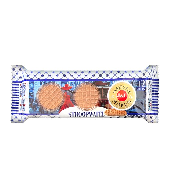 Majestic Mokum Stroopwafel Wafel Karmel 12szt 96g