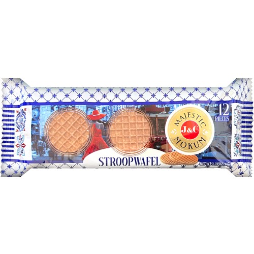 Majestic Mokum Stroopwafel Wafel Karmel 12szt 96g