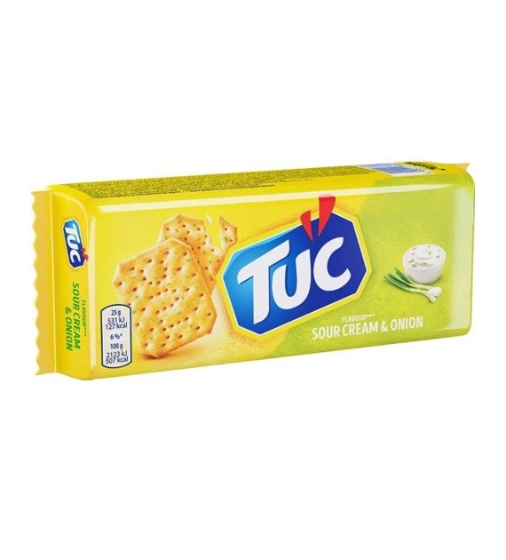 Tuc Sour Cream Onion Krakersy 100g