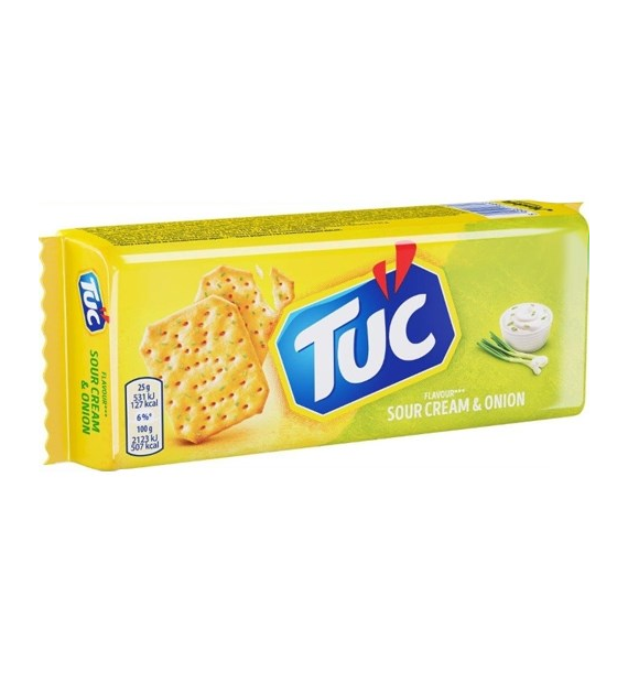 Tuc Sour Cream Onion Krakersy 100g