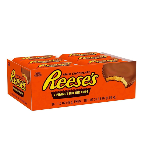 Reese's 2 Peanut Butter Cups Box 36x42g