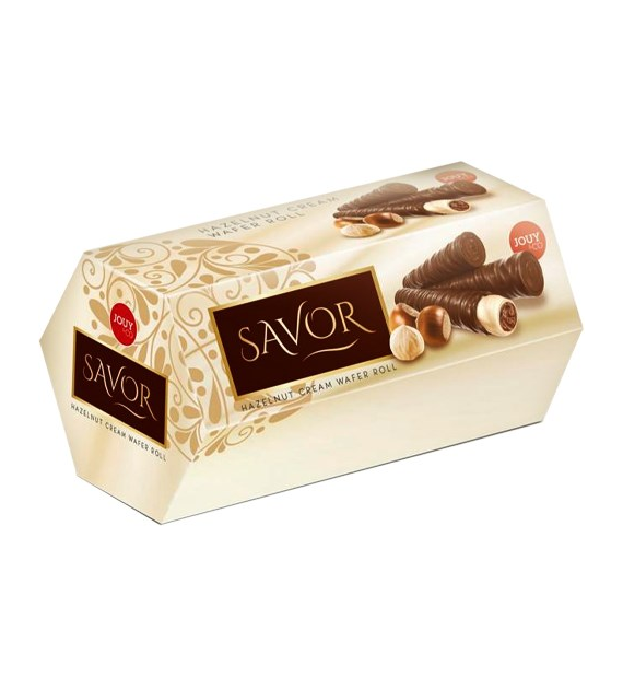 Savor Hazelnut Cream Wafer Roll 144g
