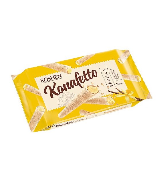 Roshen Konafetto Vanilla Rurki 140g