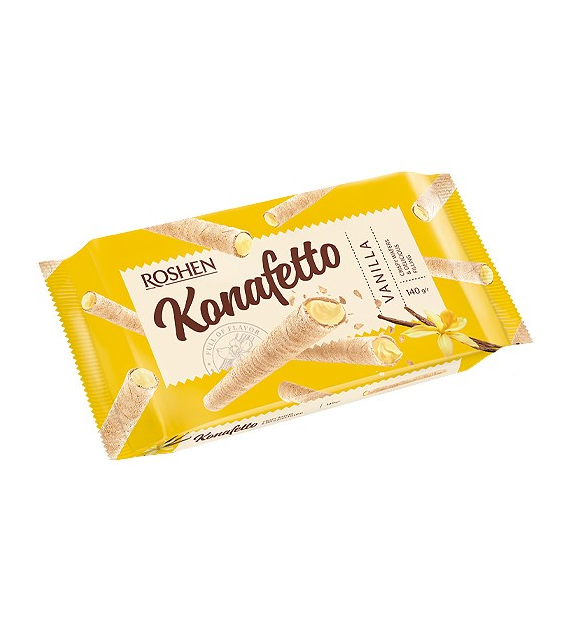 Roshen Konafetto Vanilla Rurki 140g