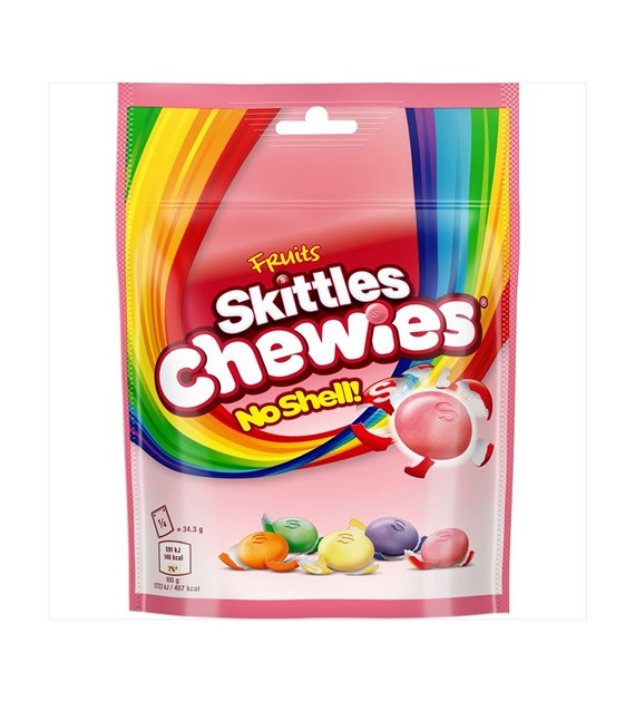 Skittles Chewies NoShell Fruits 137g