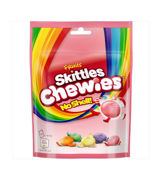Skittles Chewies NoShell Fruits 137g