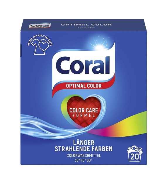 Coral Optimal Color Care Proszek 20p 1,4kg