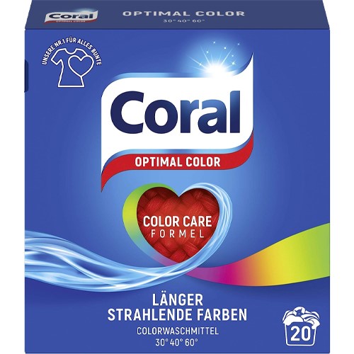 Coral Optimal Color Care Proszek 20p 1,4kg