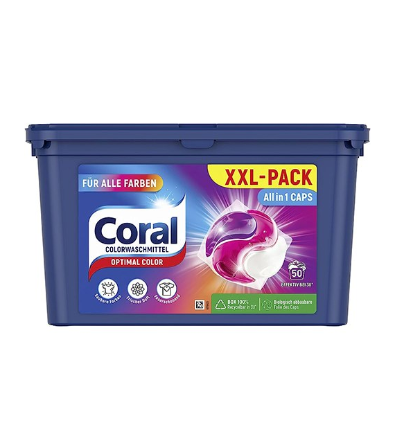 Coral All in 1 Optimal Color Caps 50p 1060g
