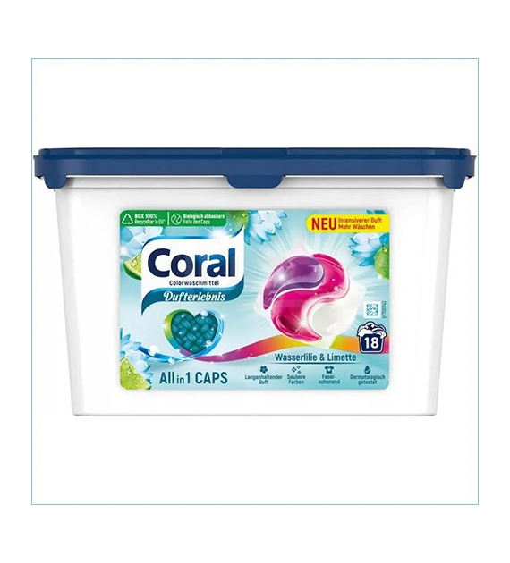 Coral All in 1 Color Wasserlillie Caps 18p 311g