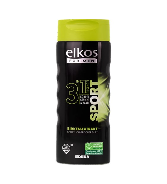 Elkos Men 3in1 Sport Birken Extrakt Gel 300ml