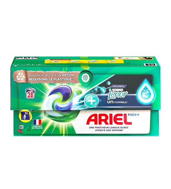 Ariel Pods+ Lenor Unstoppables Universal 28p 621g