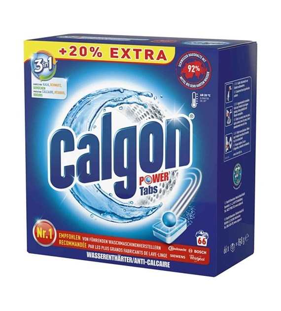 Calgon 3in1 Power Tabs 66szt 858g