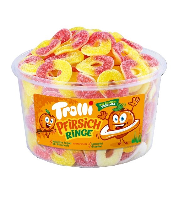 Trolli Pfirsichringe 150szt 1,2kg