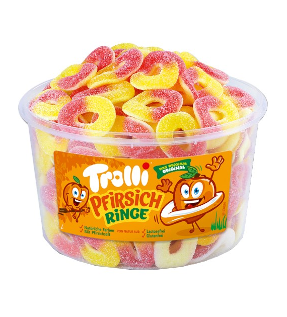 Trolli Pfirsichringe 150szt 1,2kg