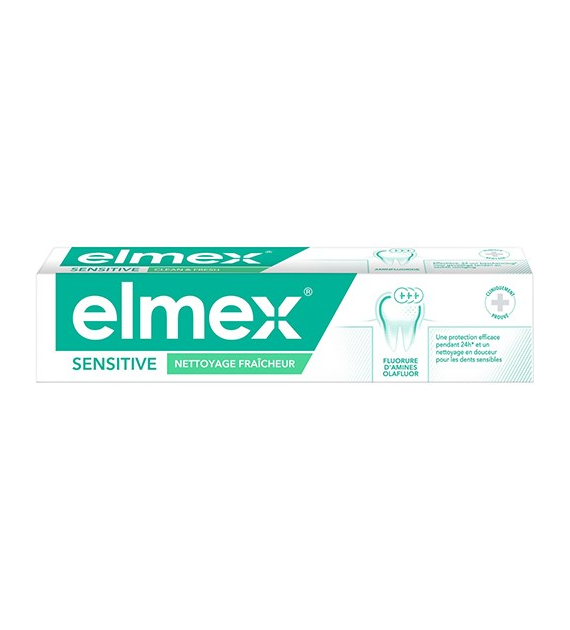 Elmex Sensitive Nettoyage Fraicheur 75ml