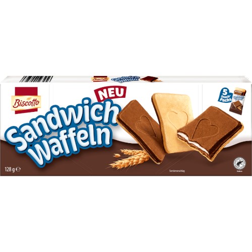 Biscotto Sandwich Waffeln 5szt 128g