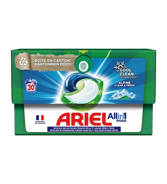 Ariel All in 1 Pods Alpine Clean & Fresh 20p 446g