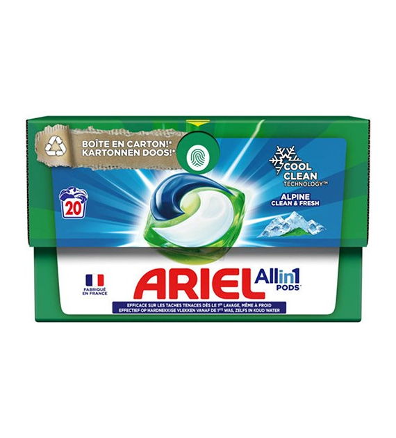 Ariel All in 1 Pods Alpine Clean & Fresh 20p 446g